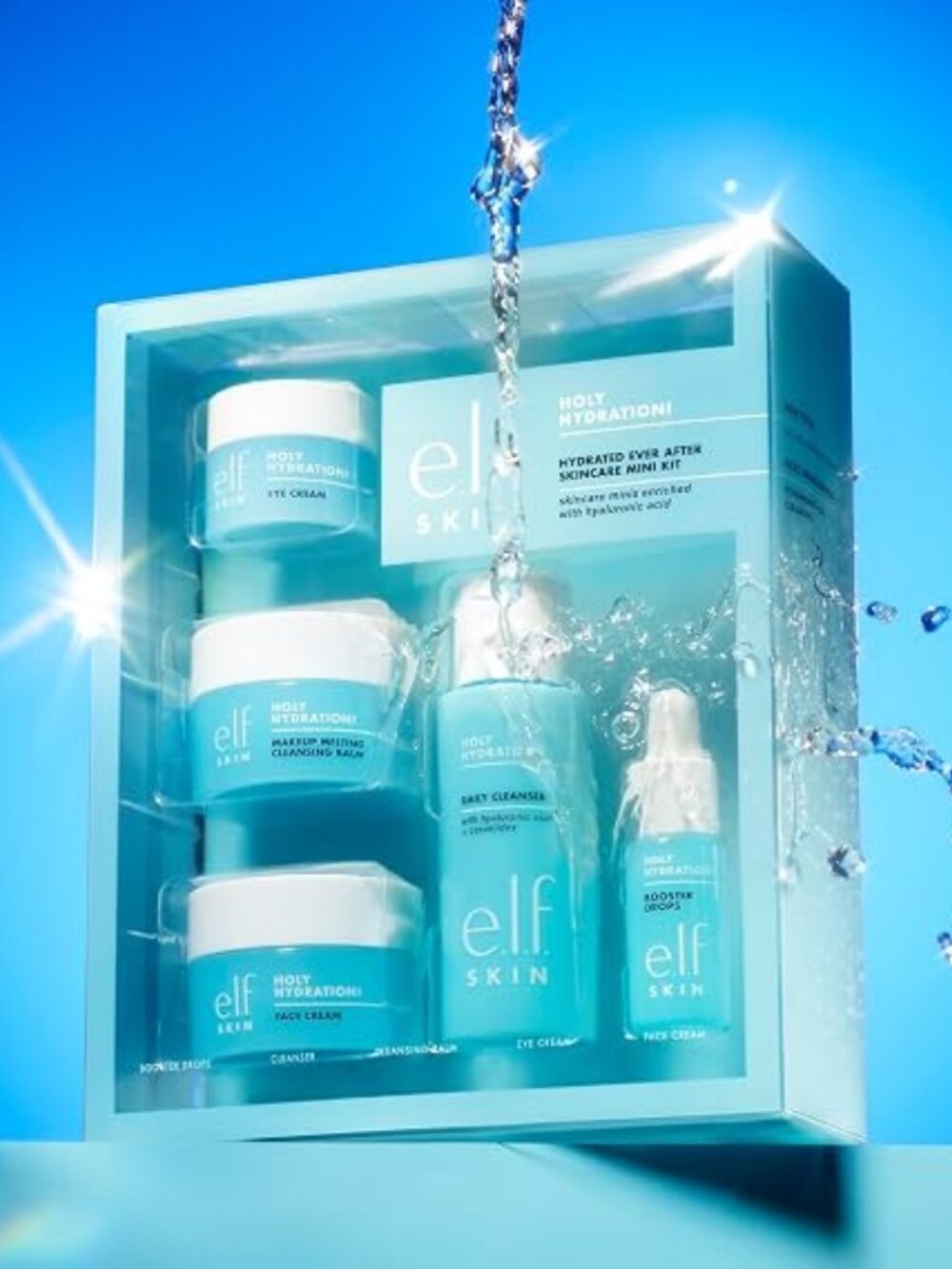 e.l.f. SKIN Holy Hydration! Hydrated Ever After Skincare Mini Kit, Travel - Picture 3 of 5